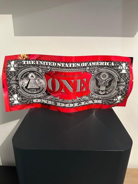 Karl Lagasse (1981) - One Dollar Poinsettia 24/100 Ex., Antiek en Kunst, Kunst | Designobjecten