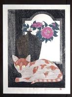 Kutsurogi  (relaxation) - Cat by a Window - Edition 4/120 -