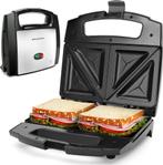 Tosti apparaat - Tosti ijzer - Sandwich maker - 800W - Zwart, Elektronische apparatuur, Verzenden, Nieuw