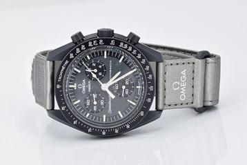 Omega x Swatch - MoonSwatch - Mission to Mercury - Zonder, Handtassen en Accessoires, Horloges | Heren, Nieuw