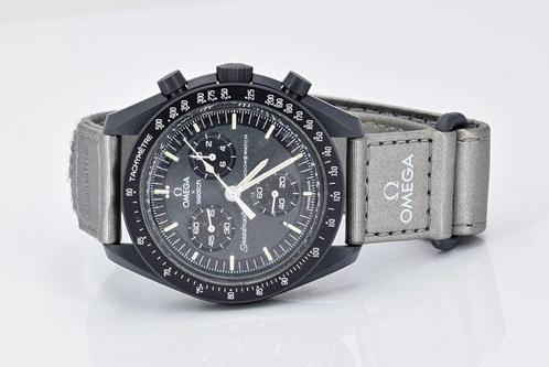 Omega x Swatch - MoonSwatch - Mission to Mercury - Zonder, Handtassen en Accessoires, Horloges | Heren