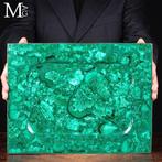 Plateau de luxe - Malachite de qualité AAA - Mines de