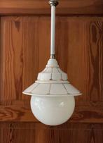 Plafonnier suspendu - Acier, Porcelaine - Lampe de plafond
