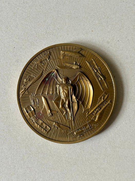 Medallic Art Co. Geschiedenis van de vlucht - Bronzen, Antiek en Kunst, Antiek | Wandborden en Tegels