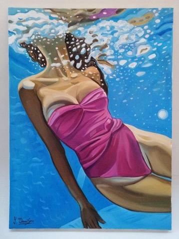 Yuri Denissov (1962) - Underwater. Œuvre originale, fait à