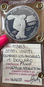 Verenigde Staten. Dollar 1983 Olimpiadi Los Angeles (Zonder, Postzegels en Munten, Munten | Europa | Niet-Euromunten
