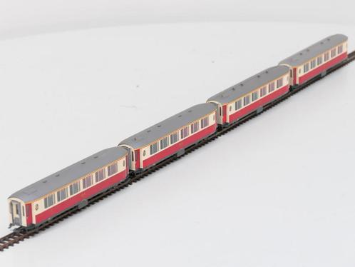 Schaal H0m Bemo 3272/s set van 4 salonrijtuigen A 1141 -..., Hobby en Vrije tijd, Modeltreinen | H0, Gelijkstroom, Overige typen