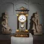 Pendule portique - Bois, Bronze - 1850-1900, Antiquités & Art, Antiquités | Horloges