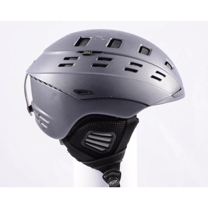 51 52 53 54 55 skihelm/snowboardhelm SMITH VARIANT Grey, air, Sport en Fitness, Skiën en Langlaufen, Verzenden