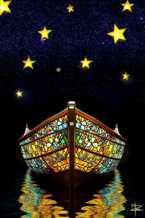 PLM-Art - The boat of dreams XL, Antiek en Kunst, Kunst | Designobjecten
