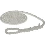 6mm x 1,5m Fenderlijn met Lus 3-Strengs Polyester Wit, Watersport en Boten, Accessoires en Onderhoud, Ophalen of Verzenden, Nieuw