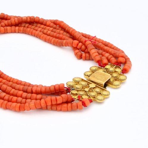 Halsketting - 14 karaat Geel goud, Handtassen en Accessoires, Kettingen