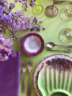 Nappe vert acide pour grandes tables. 270 x 180 - Nappe -