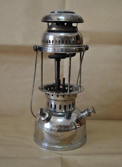 Tirrenia - Ancienne lampe à huile à pression du début des, Antiek en Kunst, Curiosa en Brocante