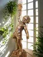 Lamp - Querubín met fakkel - Legering