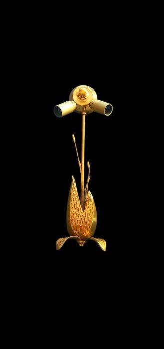Wandlamp - Gouden appliqué toegeschreven aan het Maison
