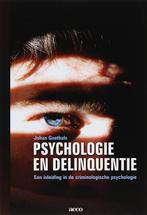 Psychologie en delinquentie. Een inleiding in de, Boeken, Verzenden, Gelezen, J. Goethals