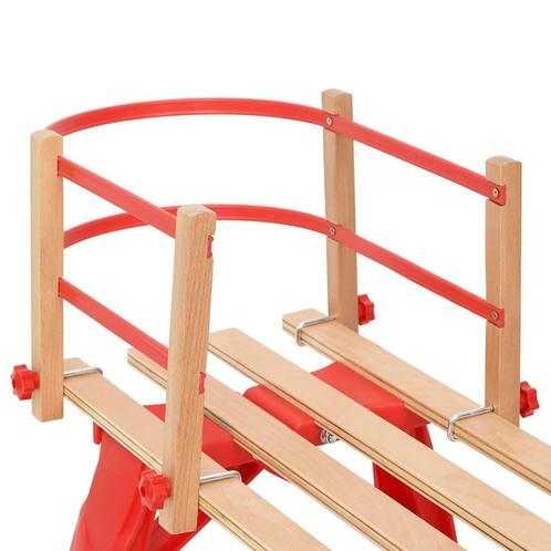 vidaXL Rugleuning voor slee multiplex rood, Kinderen en Baby's, Speelgoed | Buiten | Sleeën, Nieuw, Verzenden