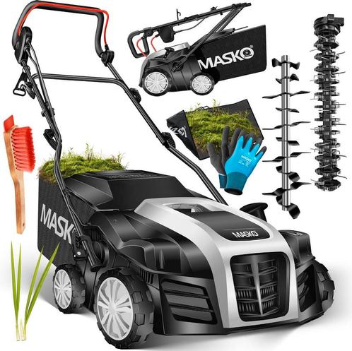 MASKO® Verticuteermachine 2 in 1 1800 Watt Elektrische Verti, Doe-het-zelf en Bouw, Gereedschap | Overige machines, Verzenden
