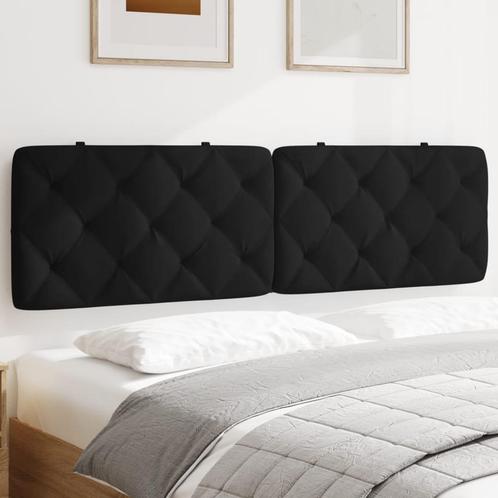 vidaXL Hoofdbordkussen 180 cm fluweel zwart, Maison & Meubles, Chambre à coucher | Lits, Envoi