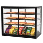 Neutrale Vitrine | INTEGRA | Zwart | 4 Niveaus |, Verzenden, Nieuw in verpakking