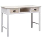 vidaXL Wandtafel 110x45x76 cm hout, Huis en Inrichting, Tafels | Bijzettafels, Verzenden, Nieuw