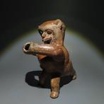 Chorrera, Ecuador Terracotta Aapvormige kom. 1200-300 v.Chr.