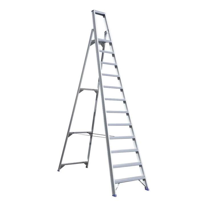 Eurostairs Professionele Bordestrap 2 t/m 12 treden, Doe-het-zelf en Bouw, Ladders en Trappen, Verzenden