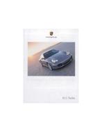 2000 PORSCHE 911 TURBO BROCHURE ENGELS (US), Livres, Autos | Brochures & Magazines