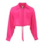 Liu Jo • roze cropped blouse • 32 (IT38), Kleding | Dames, Verzenden, Liu Jo, Maat 42/44 (L), Nieuw