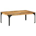 vidaXL Salontafel 100x55x35 cm massief mangohout, Verzenden, Nieuw