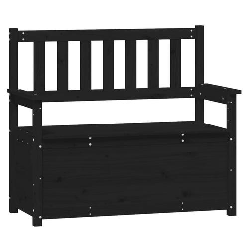 Zwart Houten Bankje | Tweede Kansje | Gang & Hal, Huis en Inrichting, Stoelen, Zwart, Nieuw, Hout, Verzenden