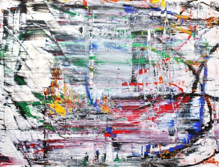 Jürgen Angeler - Abstract Wires - XXL, Antiek en Kunst, Kunst | Schilderijen | Modern