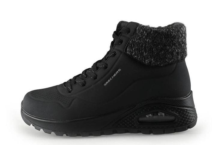Skechers Veterboots in maat 38 Zwart, Kleding | Dames, Schoenen, Zwart, Zo goed als nieuw, Overige typen, Verzenden