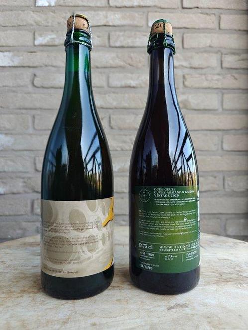 3 Fonteinen - Oude Geuze Vintage 2014 et Oude Geuze Cuvée, Verzamelen, Wijnen