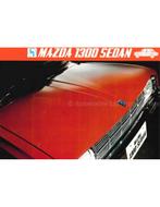 1975 MAZDA 1300 SEDAN BROCHURE ENGELS, Ophalen of Verzenden, Nieuw