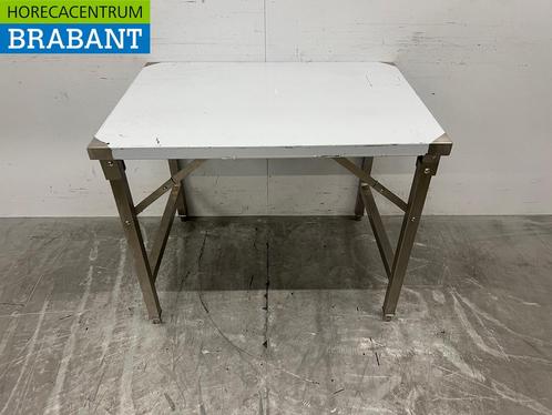 RVS Inklapbare Werktafel Tafel 100 x 70 x 80 cm Horeca, Zakelijke goederen, Horeca | Meubilair en Inrichting, Ophalen of Verzenden