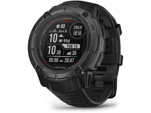 Garmin Instinct 2X Solar 50mm - Tactical Edition Zwart, Huis en Inrichting, Woonaccessoires | Overige, Zo goed als nieuw, Verzenden
