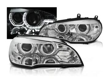 Xenon koplampen AngelEyes DRL Chrome geschikt voor BMW X5, Auto-onderdelen, Verzenden, Nieuw, BMW