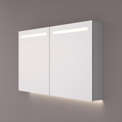 Spiegelkast Hipp Design SPK 52000 Rechthoek Met Verlichting, Doe-het-zelf en Bouw, Sanitair, Bad, Nieuw, Ophalen of Verzenden