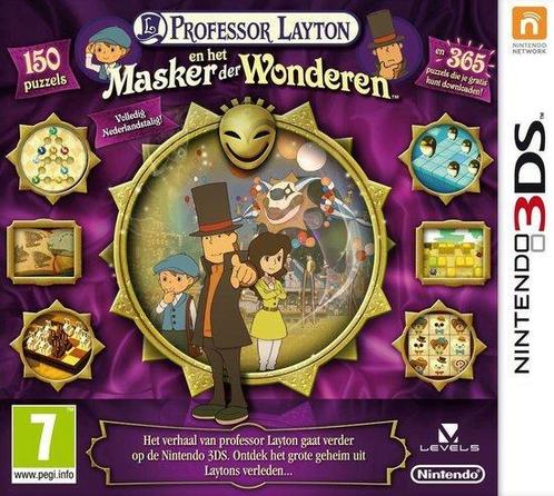 Professor Layton En Het Masker Der Wonderen [Nintendo 3DS], Games en Spelcomputers, Games | Nintendo 2DS en 3DS, Verzenden