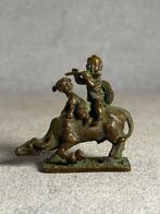 Trois petits statues chinois - Bronze - Chine - Fin du XXe