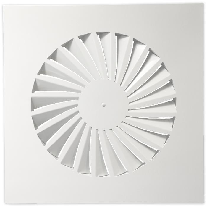 Wervelrooster voor inleg systeemplafond 595 x 595mm, Doe-het-zelf en Bouw, Ventilatie en Afzuiging, Nieuw, Verzenden