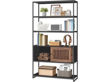 Veiling - ODADDY® Boekenkast met Verstelbaar Kabinet - 35x
