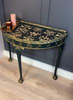 Console - Chêne, Toile - Console de luxe, Huis en Inrichting, Nieuw
