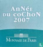 Frankrijk ¼ euro 2007 Year of the pig (Green box), Verzenden, Losse munt