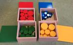 Montessori Cilinderblokken set 4 kistjes, Livres, Verzenden
