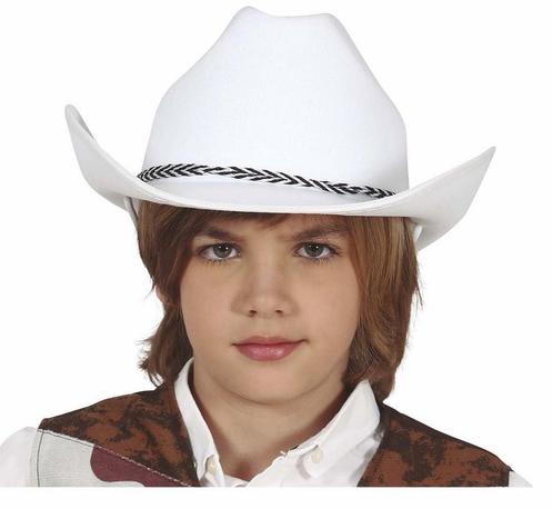 Witte Cowboy Hoed Kind, Hobby en Vrije tijd, Feestartikelen, Nieuw, Verzenden
