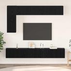 vidaXL Tv-meubelset 6 pcs Zwart eiken 30.5 x 30 x 90 cm, Verzenden, Nieuw