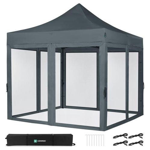 Partytent - 3x3m - Premium easy-up Partytent | Set incl., Tuin en Terras, Partytenten, Nieuw, Verzenden